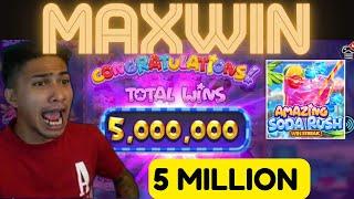 DOGIE 5 MILLION MAXWIN ON AMAZING SODA RUSH! #dogie #maxwin #slot #scatter #ml #gambling #casino