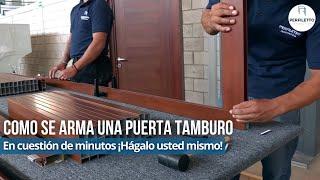 Cómo hacer una puerta de aluminio paso a paso | TAMBURO