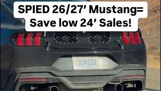 SPIED! NEW Mustang to Fix POOR 2024 Mustang SALES!