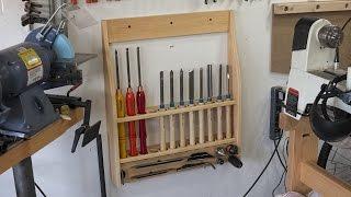 Making a turning tool rack