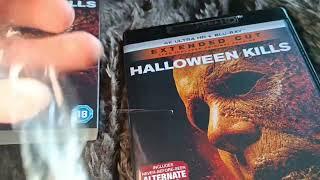 Halloween Kills 4K UHD Bluray UK Release Unboxing