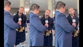 'YOUR BREATHS LIKE S***' - BILLY JOE SAUNDERS  TROLLS MEXICAN REPORTER DURING INTERVIEW