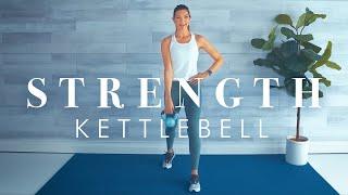 Kettlebell Workout for Beginners & Seniors or One Dumbbell Strength HIIT