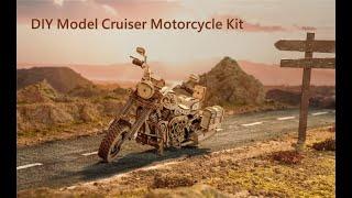 ROKR Cruiser Motocicleta Rompecabezas de Madera 3D