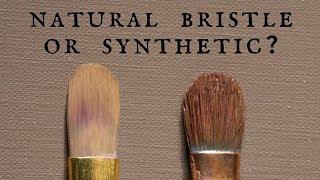 Why I Use Natural Bristle Brushes for Oil Painting - Artist Advice