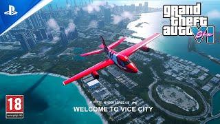 GTA 6 : Flying Over Leaked Map | Stunning Gameplay...