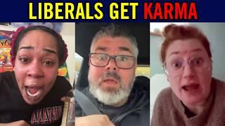 TRIGGERED Liberals Get INSTANT KARMA after Threats to Trump Supporters #2