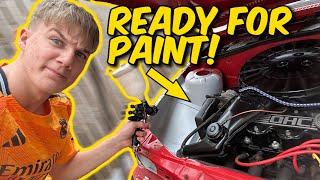 PRIMING THE ENGINE BAY OF MY VAUXHALL NOVA | VLOG!