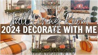 2024 FALL DECORATE WITH ME | LIVING ROOM & DINING ROOM | Creating a COZY and WARM ENVIORNMENT