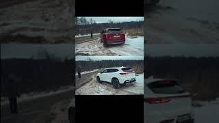 Сравнение на бездорожье Kia Sorento и Chery Exeed #shorts