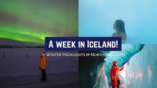 Iceland Vlog | 7 days in Iceland | Winter Highlights & Northern Lights