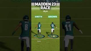 DeVonta Smith vs. AJ Brown - Madden 23 Race