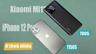 Xiaomi Mi 11 va iPhone 12 Pro,  Kamera, Tezlik va Audio Test