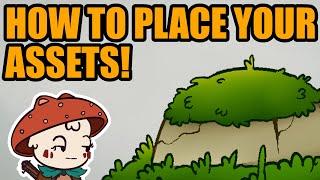 Beginner 2D Game Art - How to Place your Assets