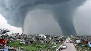 CHINA suffers tornado, causing widespread destruction!