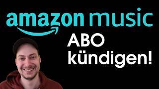 amazon music Abo kündigen | Tutorial