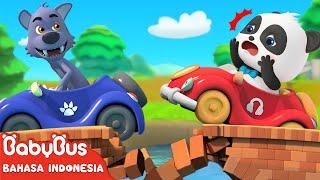 Bayi Panda & jembatan yang Terjatuh | Lagu Mobil | Lagu Anak-anak | BabyBus Bahasa Indonesia