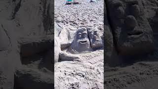 Squidvid SpongeBob and Patrick #sand #sculpting