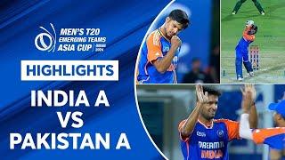 #INDvPAK Highlights: Kamboj (3/33) shines as IND A won by 7 runs  PAK A | #EmergingAsiaCupOnStar