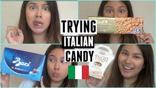 American Trying Italian Candy