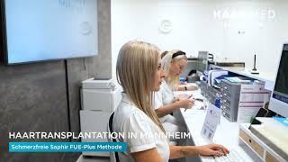 Haartransplantation in der Haarmed Haarklinik in Mannheim. Haarverpflanzung in Deutschland ab 1800€