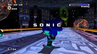 Sonic Adventure 2 - PS3 - Dark Story - Boss 8 - SONIC (Blind, Emblem 103)