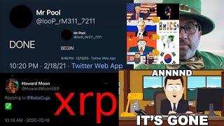 Ripple XRP MR POOL WARNED OF TODAY DONE DAVID SCHWARTZ ALWAYS KNOWS WHERES THE GOLD!