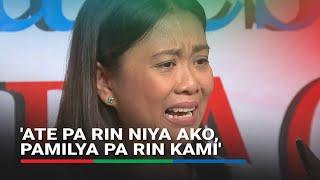 Nancy Binay turns emotional over rift with sister Abby