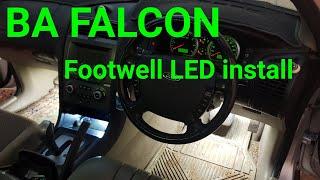 Footwell LEDs Ba/Bf Falcon DIY installation