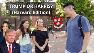 Asking Harvard Students If They Can Freely Support Trump  *JUICY $1,000 Giveaway*