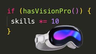 Using the Vision Pro as a Software Engineer