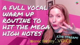 Hit the High Notes - a fab vocal warm session LIVE STREAM! | MusicForMy...Voice