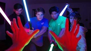 When the BOYS find lightsabers...