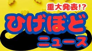 【重大発表！？】ひげぼどニュース！