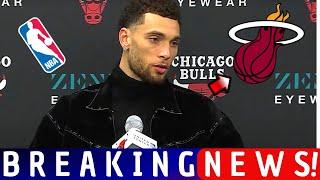 MY GOODNESS! ZACH LAVINE IN MIAMI! UNEXPECTED EXCHANGE HAPPENS! MIAMI HEAT NEWS!