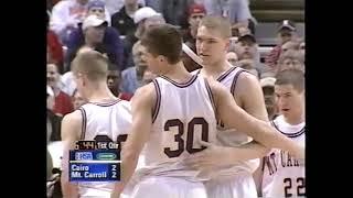 2003 IHSA Boys Basketball Class A Semifinal Game: Mt. Carroll vs. Cairo