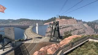 Flaming Gorge Dam, WY - American Truck Simulator (Cinematic Viewpoint)