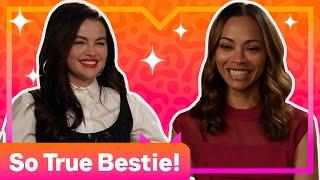 Selena Gomez & Zoe Saldaña Play 'So True Bestie' and Spill All!  | Emilia Pérez | MTV Movies