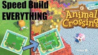 Speed Building an ENTIRE Island in Animal Crossing: New Horizons