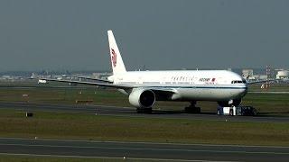 Air China Boeing 777 B-2088 moving to T2 Frankfurt Airport FRA/EDDF | 03.10.14