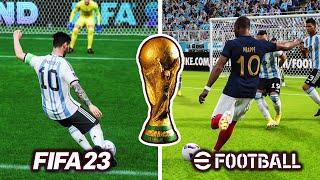 LEJÁTSZOTTAM A VB DÖNTŐT!  FIFA 23 vs. EFOOTBALL 23