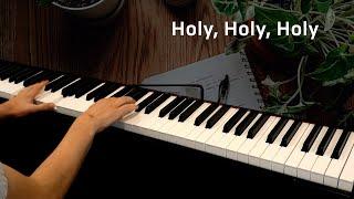 Holy, Holy, Holy - Instrumental Piano Cover with Lyrics - Classic Hymn