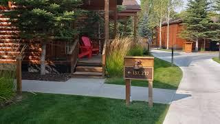 The Rustic Inn private cabin Jackson Wyoming info and tour