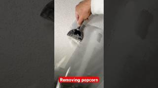 Removing popcorn and painting