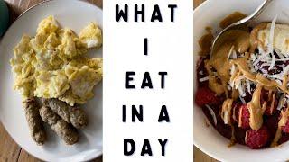 WHAT I EAT IN A DAY | SIMPLE | TRYING TO BE HEALTHY | EASY MEALS