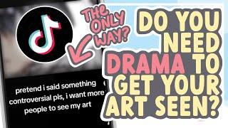 Do Artists Need DRAMA to Get Noticed Now? || SPEEDPAINT + COMMENTARY