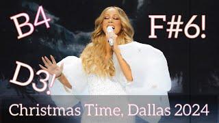 Mariah Carey SLAYS live vocals in Christmas Time 2024, Dallas (11/21/2024) VOCAL SHOWCASE!