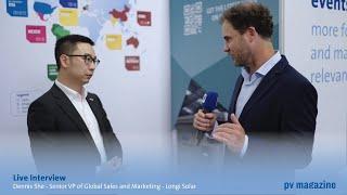 Intersolar2024 - Interview with Dennis She, Senior VP of Global Sales and Marketing for Longi Solar