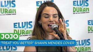 JoJo - "Treat You Better" Shawn Mendes Acoustic Cover | Elvis Duran Live