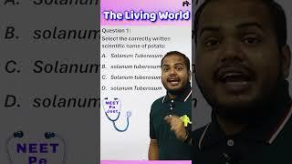 Living World NEET Biology MCQs #NEET2024 #neetclass11biology  #shorts